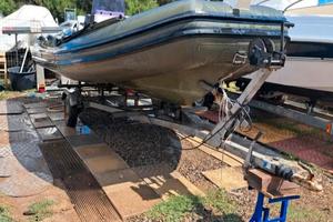 gommone novamarine rh460+johnson 35cv+carrello 