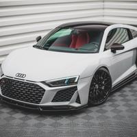 SPLITTER ANTERIORE V.1 Audi R8 Mk2 Facelift nero l