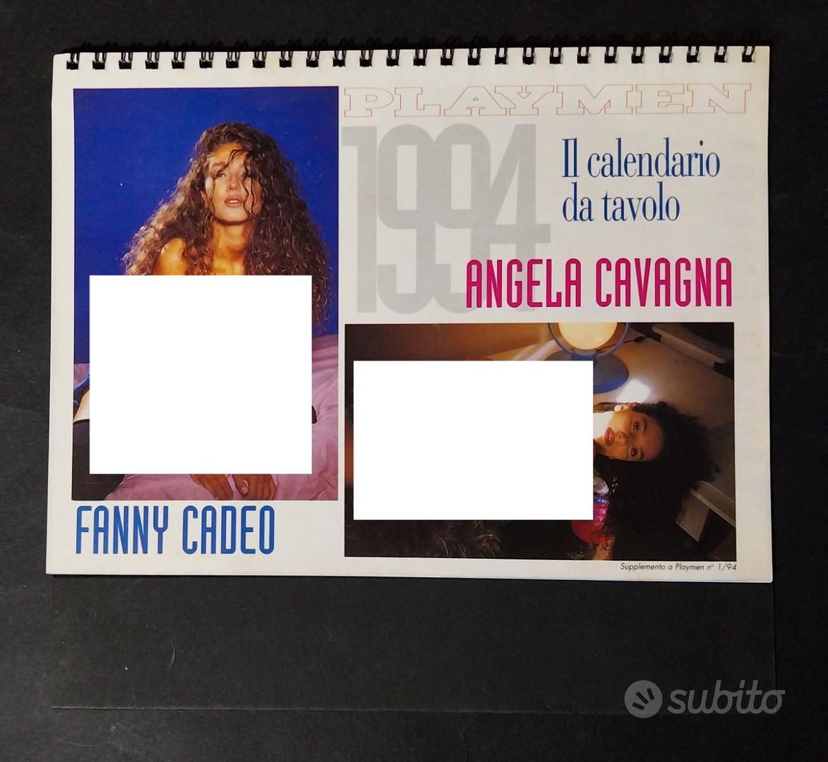 CALENDARIO ANGELA CAVAGNA FANNY CADEO PLAYMEN 1994 - Collezionismo In  vendita a Roma