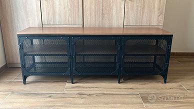FJÄLLBO Mobile TV, nero, 150x36x54 cm