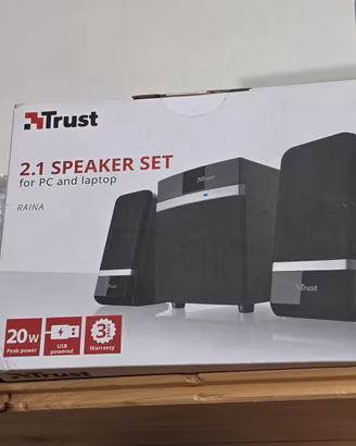 Casse Trust Raina 2.1 Speaker Set per PC e Laptop