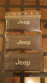 3 copri maniglia Jeep universale in tessuto grigio