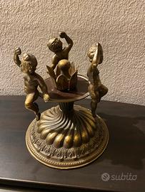 Tre angioletti in bronzo d’epoca