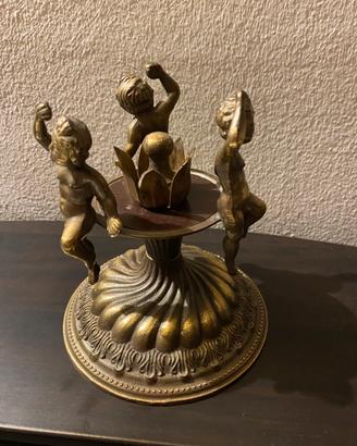 Tre angioletti in bronzo d’epoca