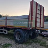Rimorchio Bartoletti 2 assi con sponde