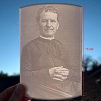 Don Bosco - Litofania Religiosa, Versione 15 cm