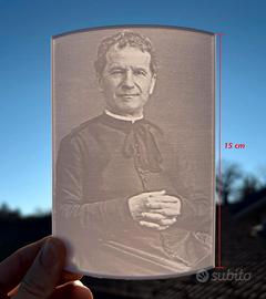 Don Bosco - Litofania Religiosa, Versione 15 cm