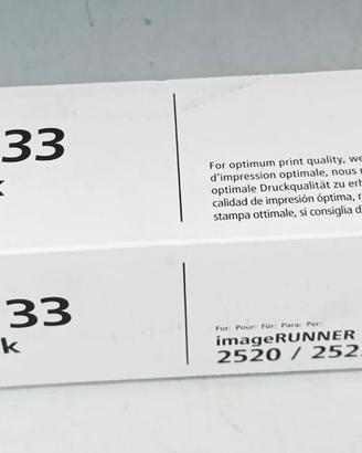 Toner Originale Canon C-EXV33 2785B002 Nero