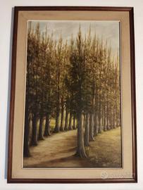 Quadro su tela "Via Alberata'