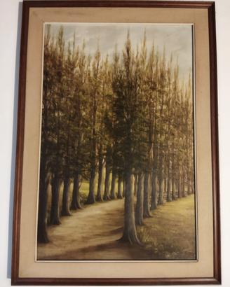 Quadro su tela "Via Alberata'