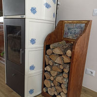 Portalegna camino, stufa, barbecue da interno
