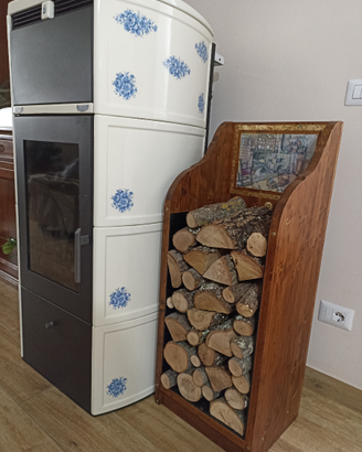 Portalegna camino, stufa, barbecue da interno