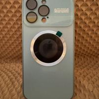 COVER iPHONE 15 PRO MAX Celeste Metal Magsafe