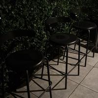 Sgabelli neri da cucina