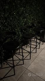 Sgabelli neri da cucina