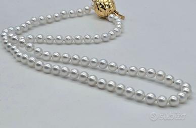 Collana perle akoya da 5.4 a 5.6 mm