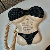 Telefono Novelty Vintage Bikini Pop Art Gadget