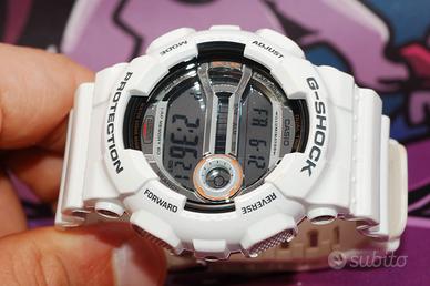 orologio G-Shock GD-110-7 metallic bianco cromato 