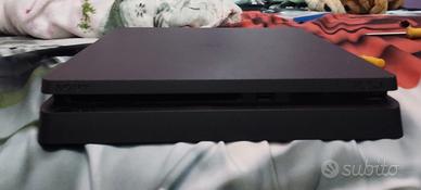 PS4 slim+fifa 21+controller personalizzato e cavi