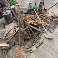 Attrezzatura da lavoro vintage da collezione