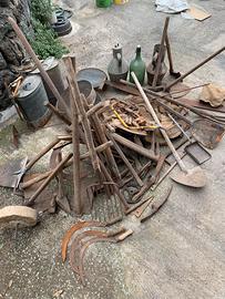 Attrezzatura da lavoro vintage da collezione