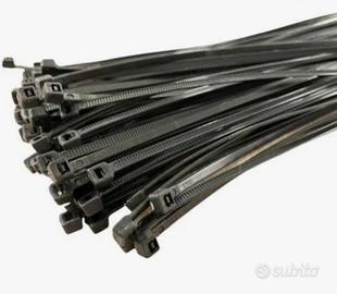 Fascette di plastica nere 2,5x135