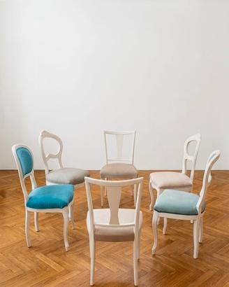 6 sedie SHABBY 