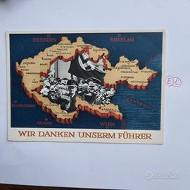 2 cartolina HITLER PROPAGANDA ANNI 30