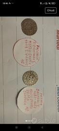 monete medievali Polonia rare  mezzo grosso 