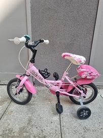 Bicicletta 12 pollici colore rosa