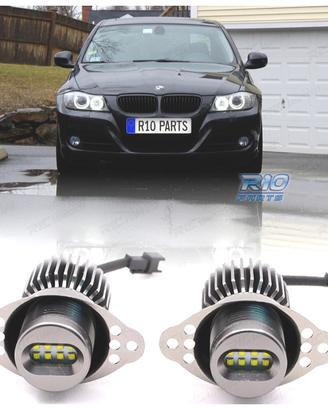 KIT LAMPADE OCCHI ANGEL IN LED 80W CANBUS BMW E90 