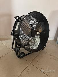 Ventilatore da terra alta velocita 60cm 330w nero