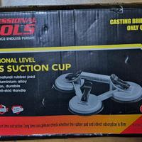 Sollevatore in alluminio a 3 ventose per vetri