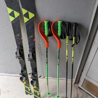 sci Slalom Fisher e racchette