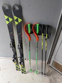 sci Slalom Fisher e racchette