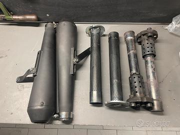 Scarichi “Megatone” per Moto Guzzi V65 Lario