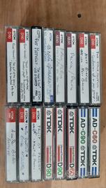Stock TDK cassette d90 16 pezzi compact cassette