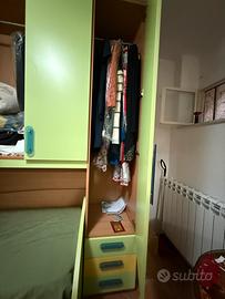 Stanzetta Letto Verde-Gialla