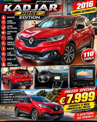 Renault Kadjar dCi 8V 110CV EDC Energy Bose