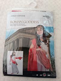 VESTITO DI CARNEVALE PER BAMBINA DEA ROMANA