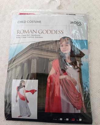 VESTITO DI CARNEVALE PER BAMBINA DEA ROMANA