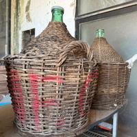 Damigiane in Vetro Verde