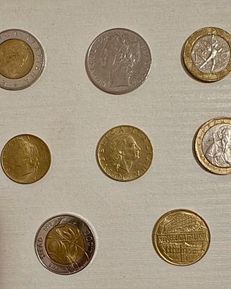 Monete in lire e straniere