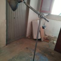 Lampada da terra artigianale vintage 