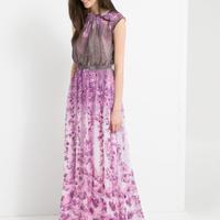 Abito donna lungo floreale tg xs Mango Suit