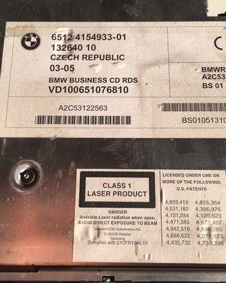 Radio bmw serie 3 del 2005