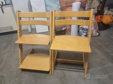 Coppia di sedie evolutive Stokke Tripp Trapp in le