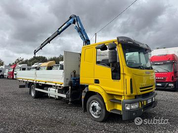 Iveco eurocargo 120E24 gru e cassone fisso 2006