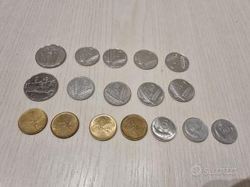 17 monete in lire vari tipi