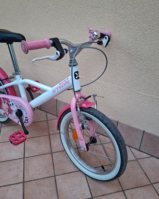 Bicicletta Bambina 16" adatta da 4 a 6 anni